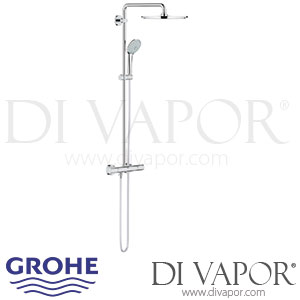 Grohe Euphoria System 310 Shower System with Thermostatic Mixer - 2015 to 2017 - Spare Parts 26075000 GEN2